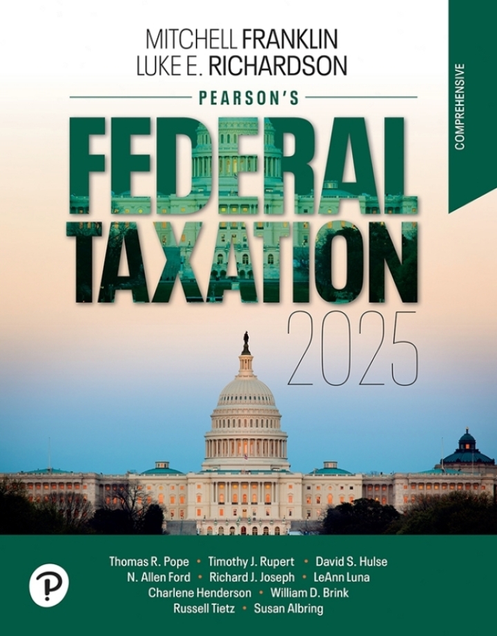 Pearson's Federal Taxation 2025 Comprehensive 38th Edition