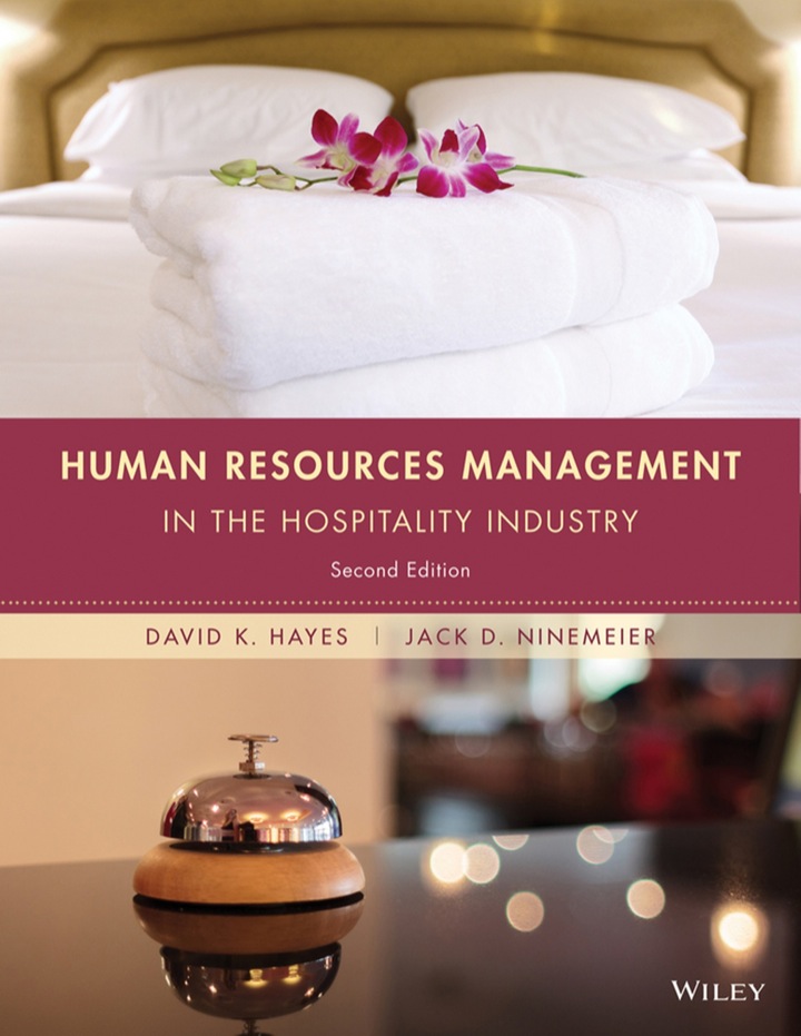 Human Resources Management in the Hospitality Industry 2nd Edition